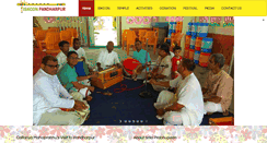 Desktop Screenshot of iskconpandharpur.com
