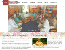 Tablet Screenshot of iskconpandharpur.com